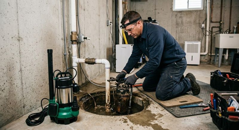 Basement Sump Pump Service in Framingham, MA